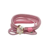 Cartoon Puppy Hair Tie Combo 1 Set (Pink)