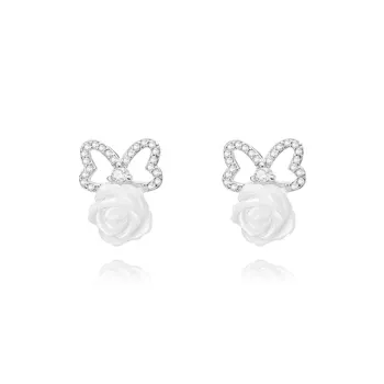 BLANK IN BLANK Zircon Stud Earrings Women's