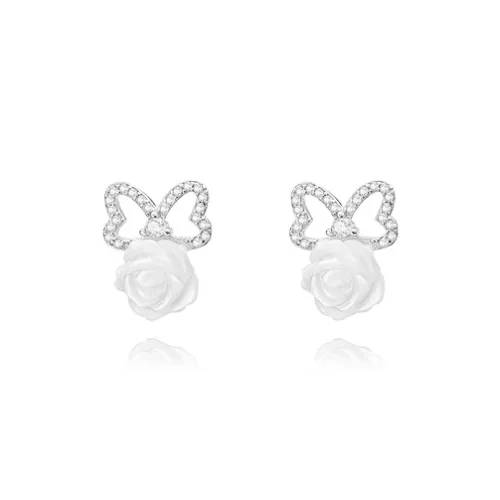 BLANK IN BLANK Zircon Stud Earrings Women's