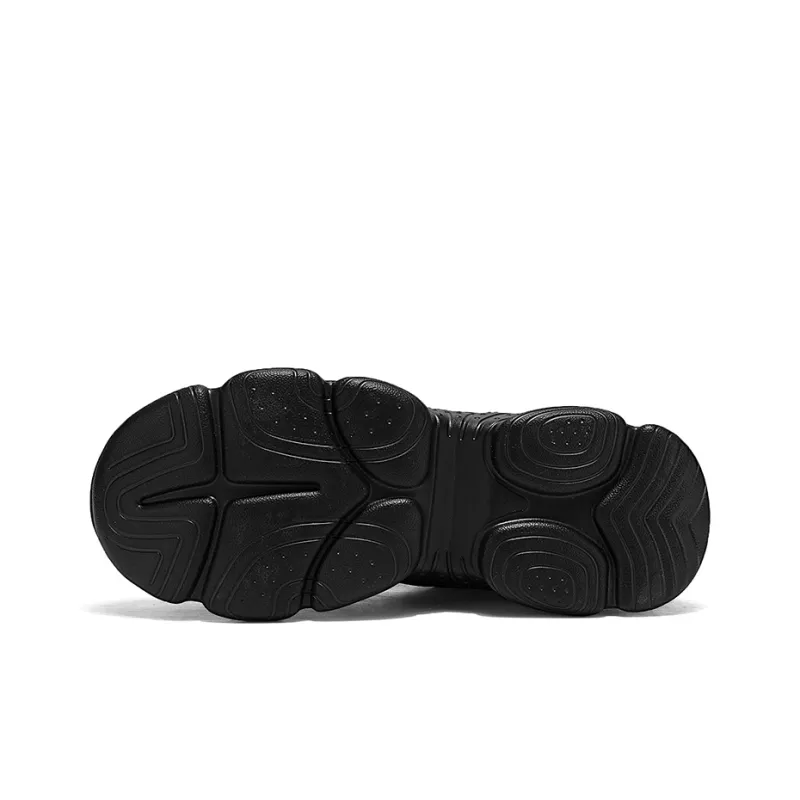 PNKE Slip Resistant, Abrasion Resistant, Breathable, Lightweight, Height Increasing Low Top Chunky Sneakers Men's-9