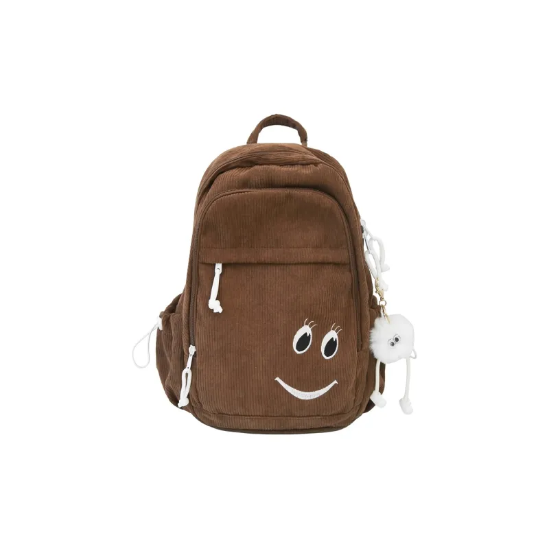 Yalu Corduroy Backpack Unisex Multicolor-9