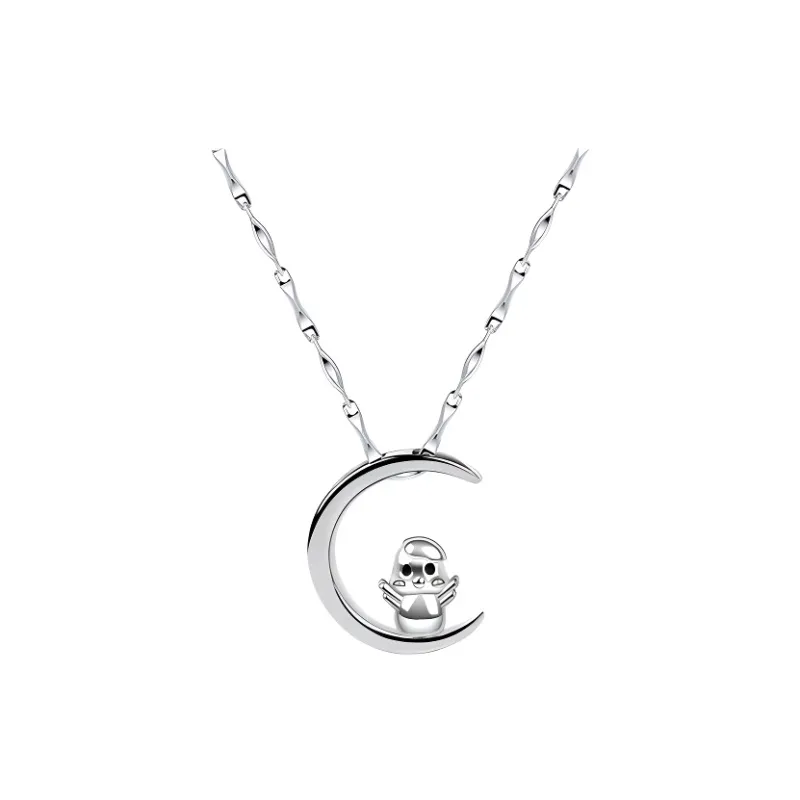 PUENTE 999 Fine Silver Collarbone Chain Women's-38