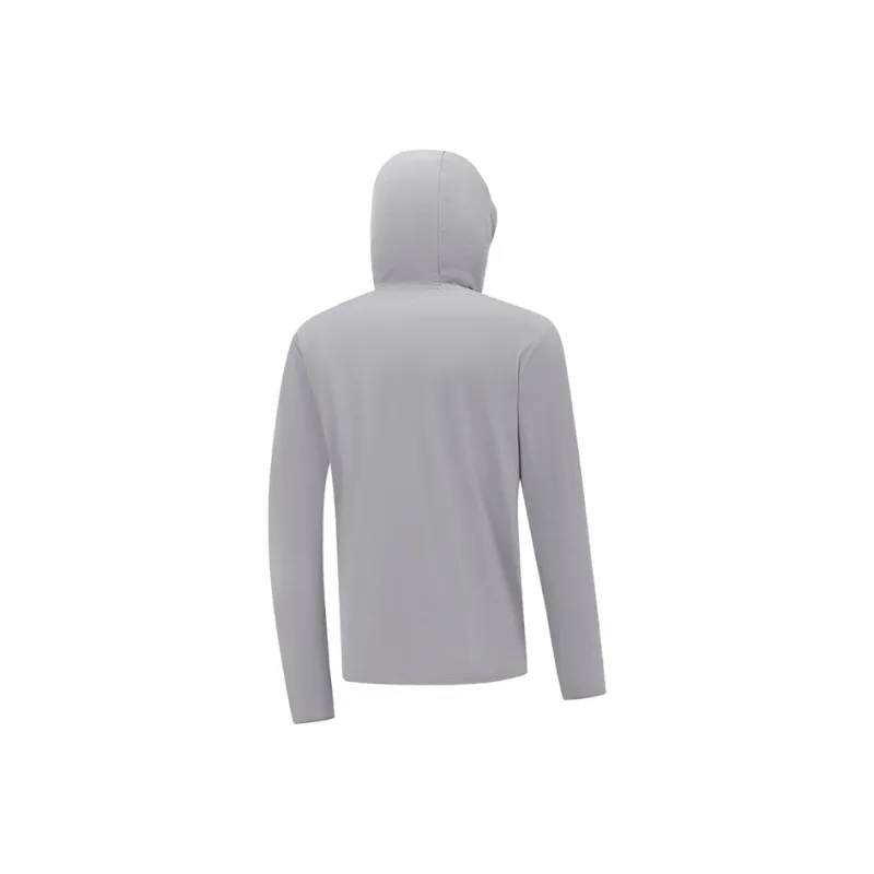 XTEP UV Protection Sun Protection Clothing Men's Mud Gray-1