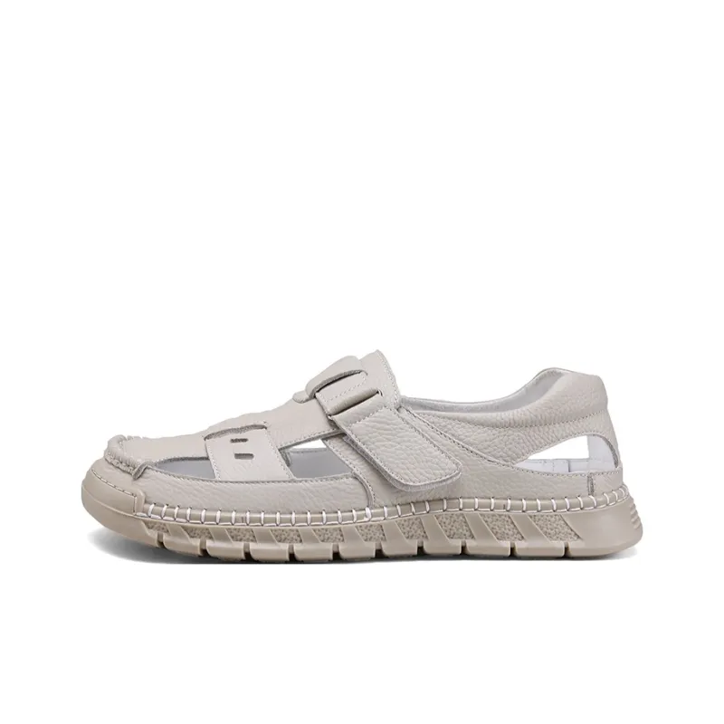 Abango Beach Sandals Men Black-7