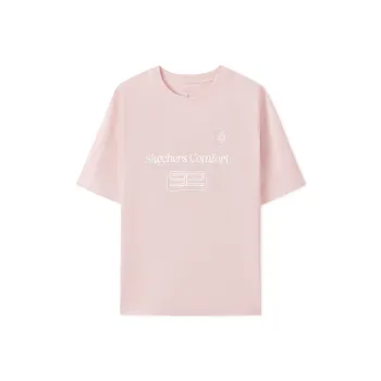 Skechers Sportlife SS25 T Shirt Unisex Nude Pink