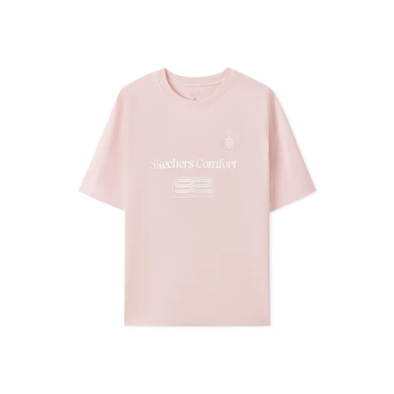 Skechers Sportlife SS25 T Shirt Unisex Nude Pink-0
