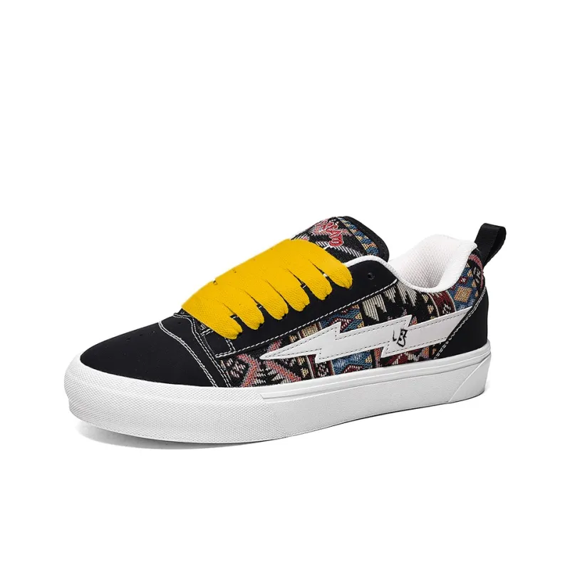 DUEPLAY Coverage Cushioning Impact Resistance Balance Breathable Height Increasing Low Top Skateboard Shoes Unisex-17