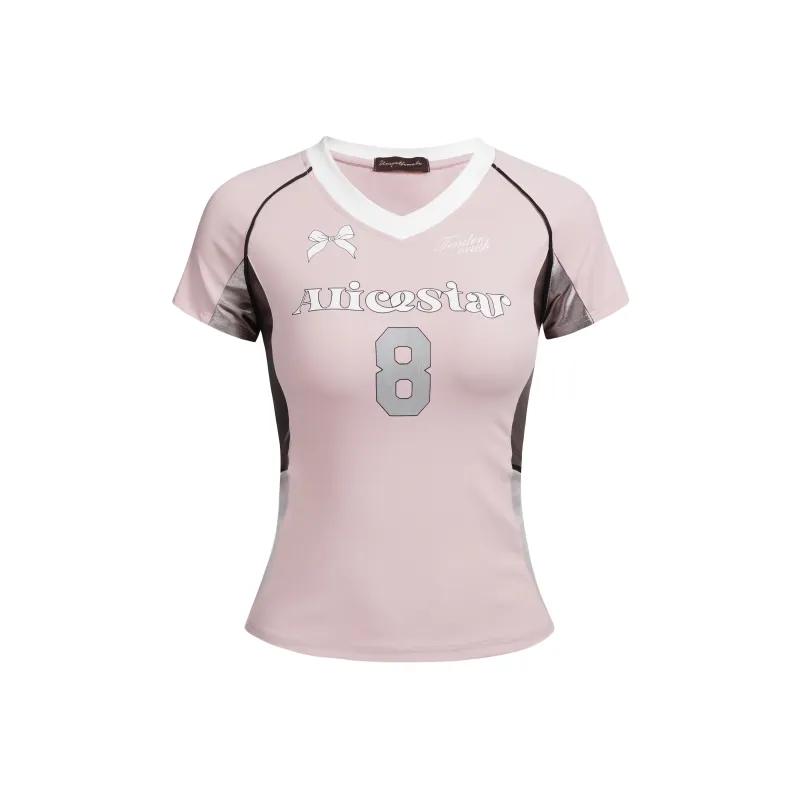 BEAR UNION Set in Sleeve T Shirt Women's-2