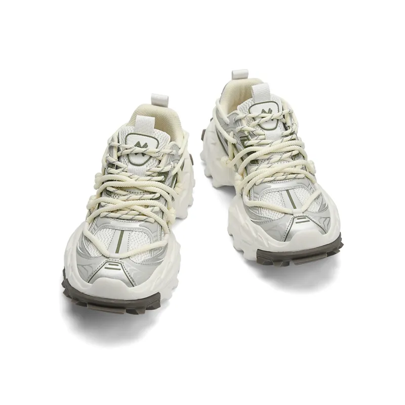 SK.TRIP Cushioning, Abrasion Resistant, Breathable, Coverage, Support Low Top Chunky Sneakers Unisex Box-10