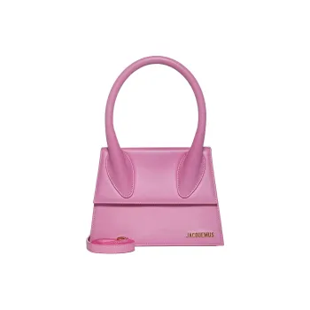 Jacquemus LE GRAND CHIQUITO Leather Tote Bag, Shopping Bag, Handbag Women's Pink