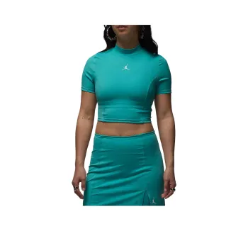 JORDAN Women's Short Sleeve Knit Crop Top