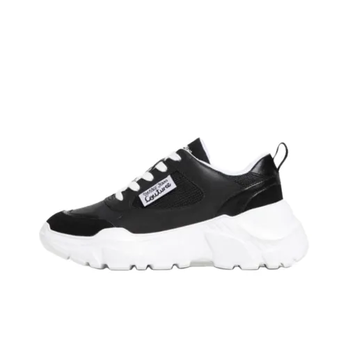 VERSACE JEANS COUTURE Low Top Casual Shoes Women's Black