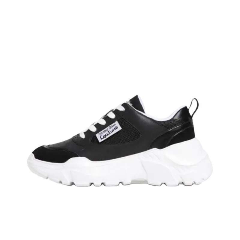 VERSACE JEANS COUTURE Low Top Casual Shoes Women's Black-0