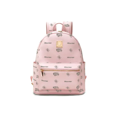 Meow In The Grass TRANSFORMERS Collaboration PU Backpack Regular Women's Multicolor