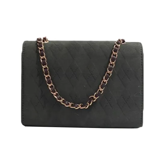 Land Gulls PU Crossbody Bag, Shoulder Bag Women's Black-1