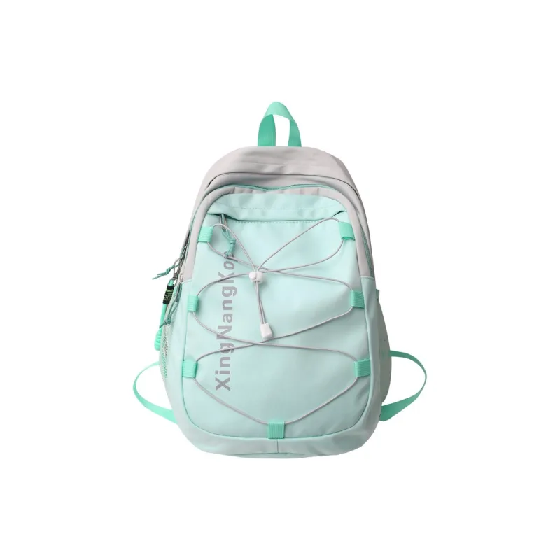 WICKBUEN Nylon Backpack Regular Unisex Yellow/Red/Black/Green-6
