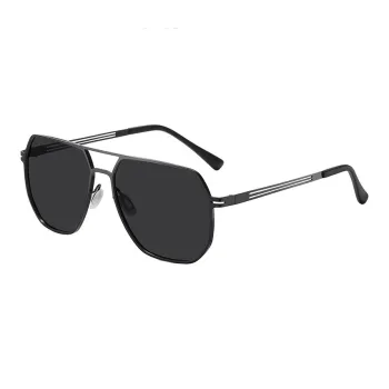 SOMAN Stainless Steel Metal Square Sunglasses Unisex