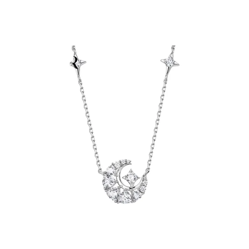 Wylyp 925 Sterling Silver Necklaces Women's Silver white Gift Box-0