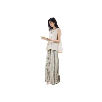 XWI Casual Suits Women's Apricot+Stripes