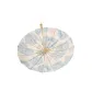 Blue-Elegant Lotus in The Breeze 16k Bone Umbrella