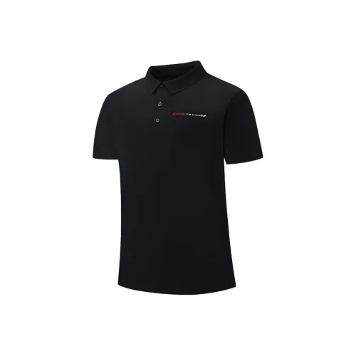 XTEP Polo Shirt Men's Jet Black