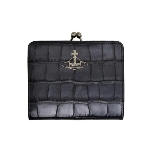Vivienne Westwood Leather Wallet Women's Black