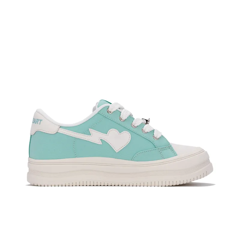 AND U Anti Slip And Wear Resistant Height Increasing Low Top Heartfelt Connection Skateboard Shoes Unisex-27