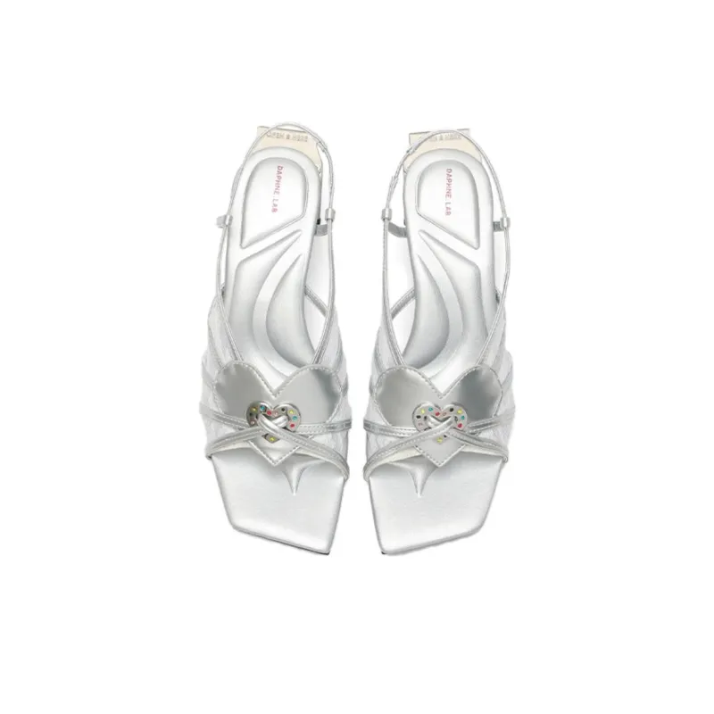 DAPHNE LAB Candy Series One Strap Sandals 6cm Women's-3