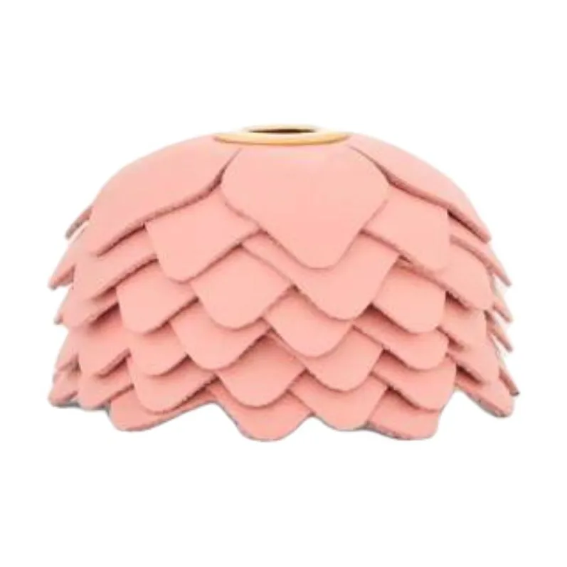 LOEWE Calfskin, Brass Pendants Unisex Pink-1