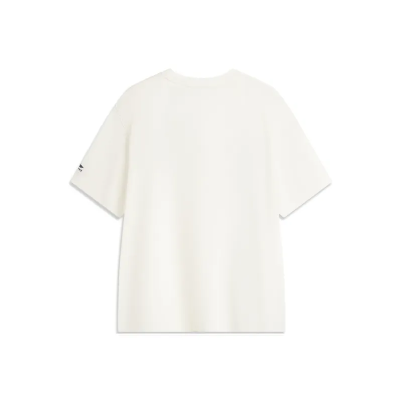 LiNing x DISHINIMIQI,LIANMINGKUAN Sports Life Collection T Shirt Men's Ivory-1