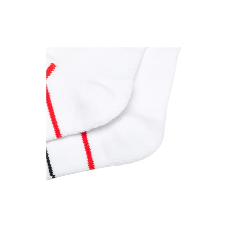LiNing Badminton Series Mid-Calf Socks Men's 1 Pack White Red-2