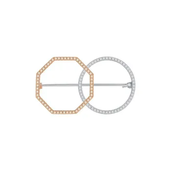 CIGA LONG Gold Plated Brooches Unisex