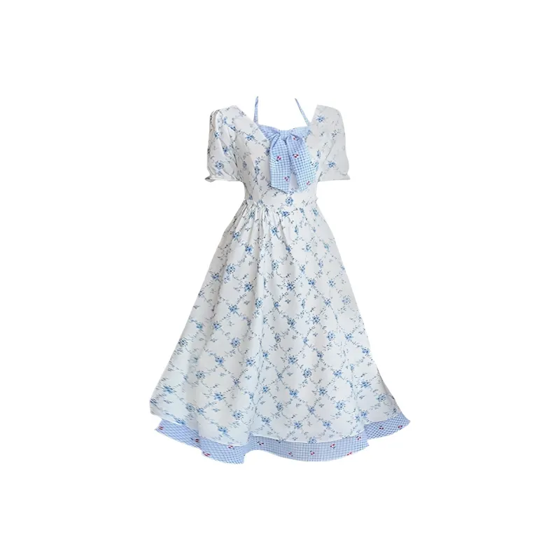 Mu Xiao Xin Short Sleeved Dress Women's-16