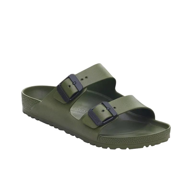 Birkenstock Arizona EVA Abrasion Resistant Slide Slippers Unisex Khaki Green Narrow-1