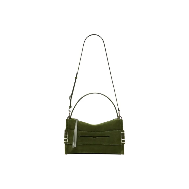 JW Anderson Split Grain Calfskin Shoulder Bag Regular Women's Green-1