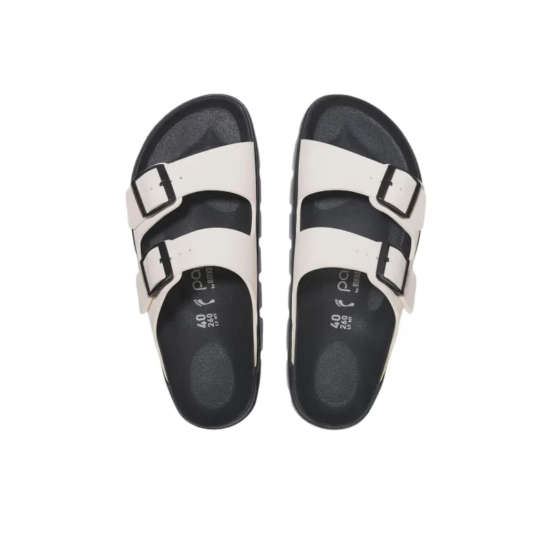 Birkenstock Arizona Chunky EVA Abrasion Resistant Slide Slippers Women's Beige Black-3