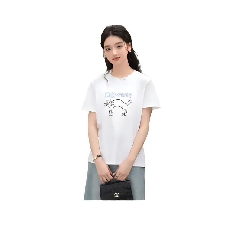 Alxnan T Shirts Women's Ecru-0