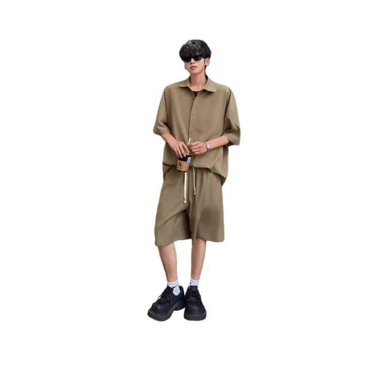URBAN AUTHENTIC Shirt Matching Set Unisex-15