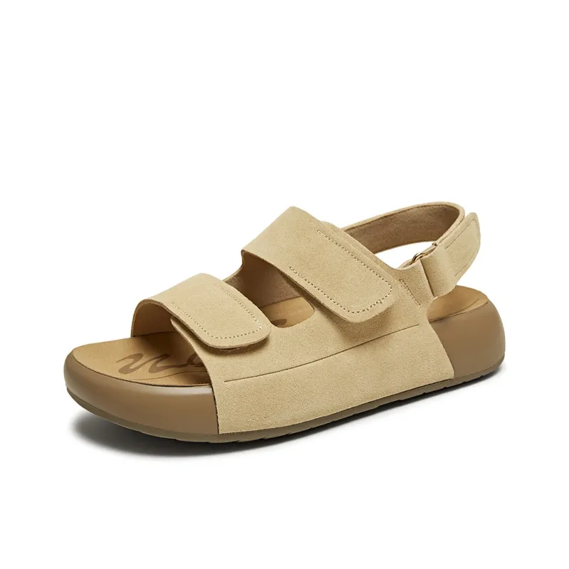 PT'SON Beach Sandals Women's Brown-1