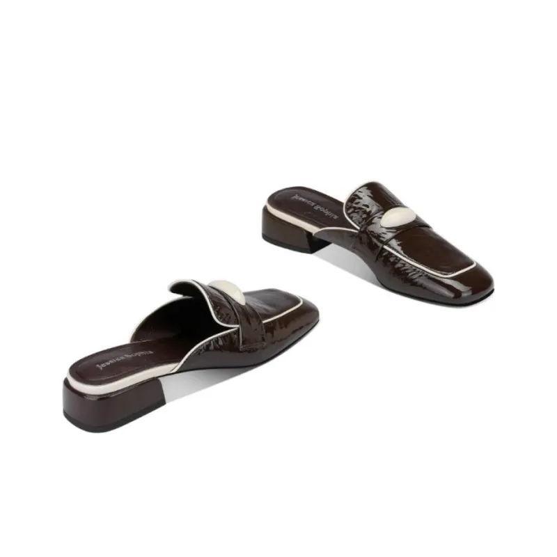 JESSICA SOPHIA Rubber Sole Abrasion Resistant Slip Resistant Closed Toe Slippers Women's-2