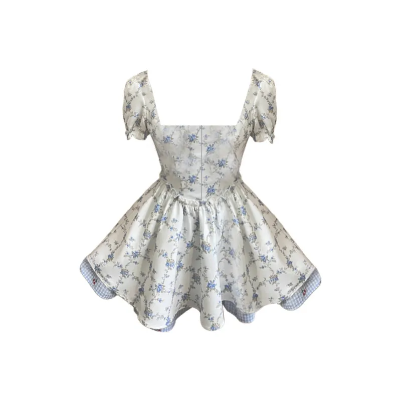 Mu Xiao Xin Short Sleeved Dress Women's-10