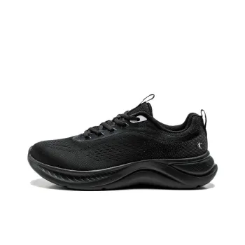 QIAODAN Anti Slip Wear Resistant Low Top Casual Running Shoes Women's Black