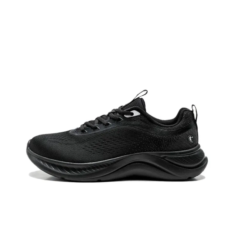 QIAODAN Anti Slip Wear Resistant Low Top Casual Running Shoes Women's Black-0