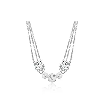 KLFOOK Sterling Silver 990 Necklaces Women's
