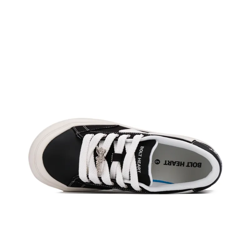 AND U Anti Slip And Wear Resistant Height Increasing Low Top Heartfelt Connection Skateboard Shoes Unisex-24