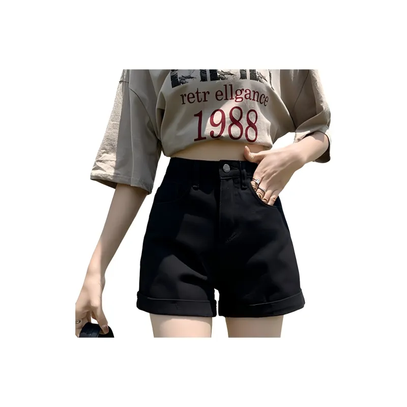 Shuhao Bai Denim Shorts Women's-4