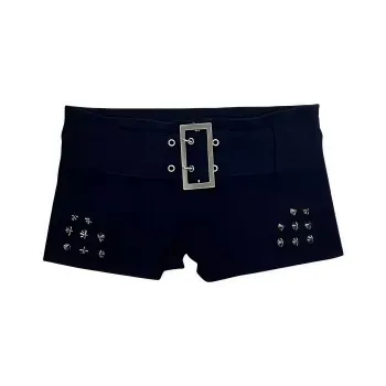 YINLEI Denim Shorts Women's Black
