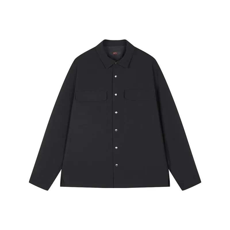 CROQUIS Black Thread Shirt Men's-0