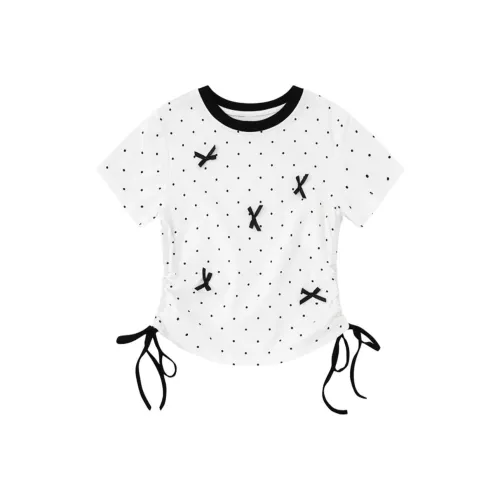 DOKZB T Shirts Women's White