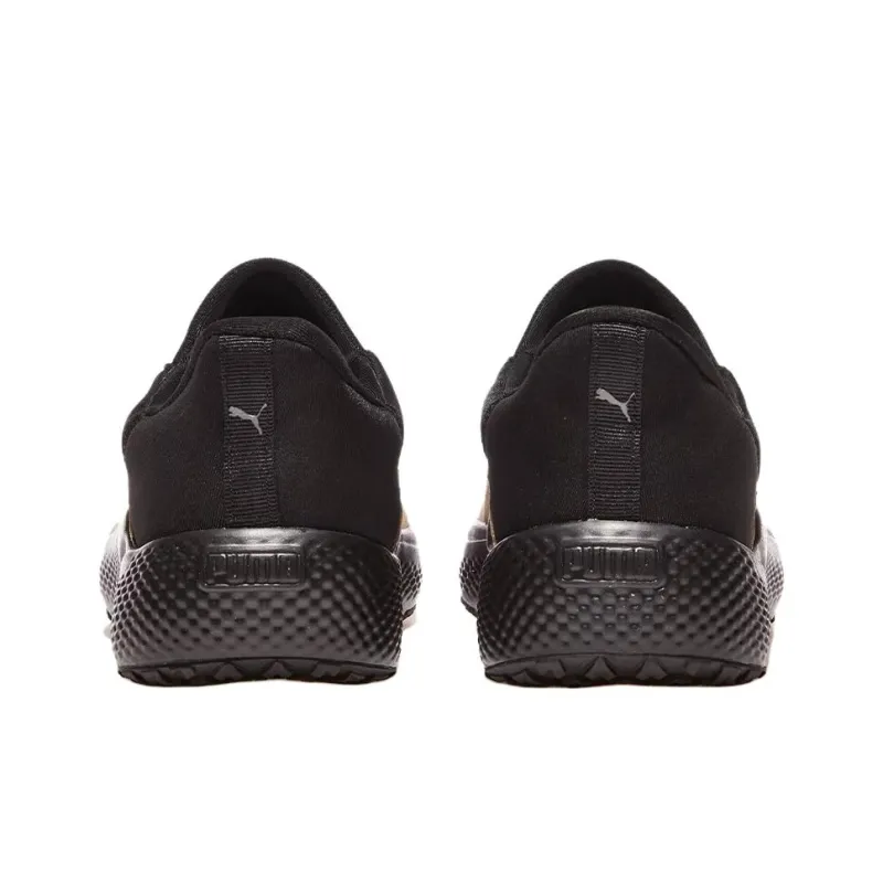 PUMA Softride Pro Anti Slip Wear Resistant Low Top Casual Shoes Men's Black Gold-3
